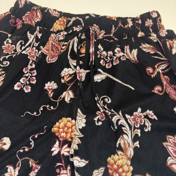 Women’s Shorts Sz M Mesh Paisley Indie Boho Lined folk Concert‎ Whimsigoth Emo - Picture 3 of 8